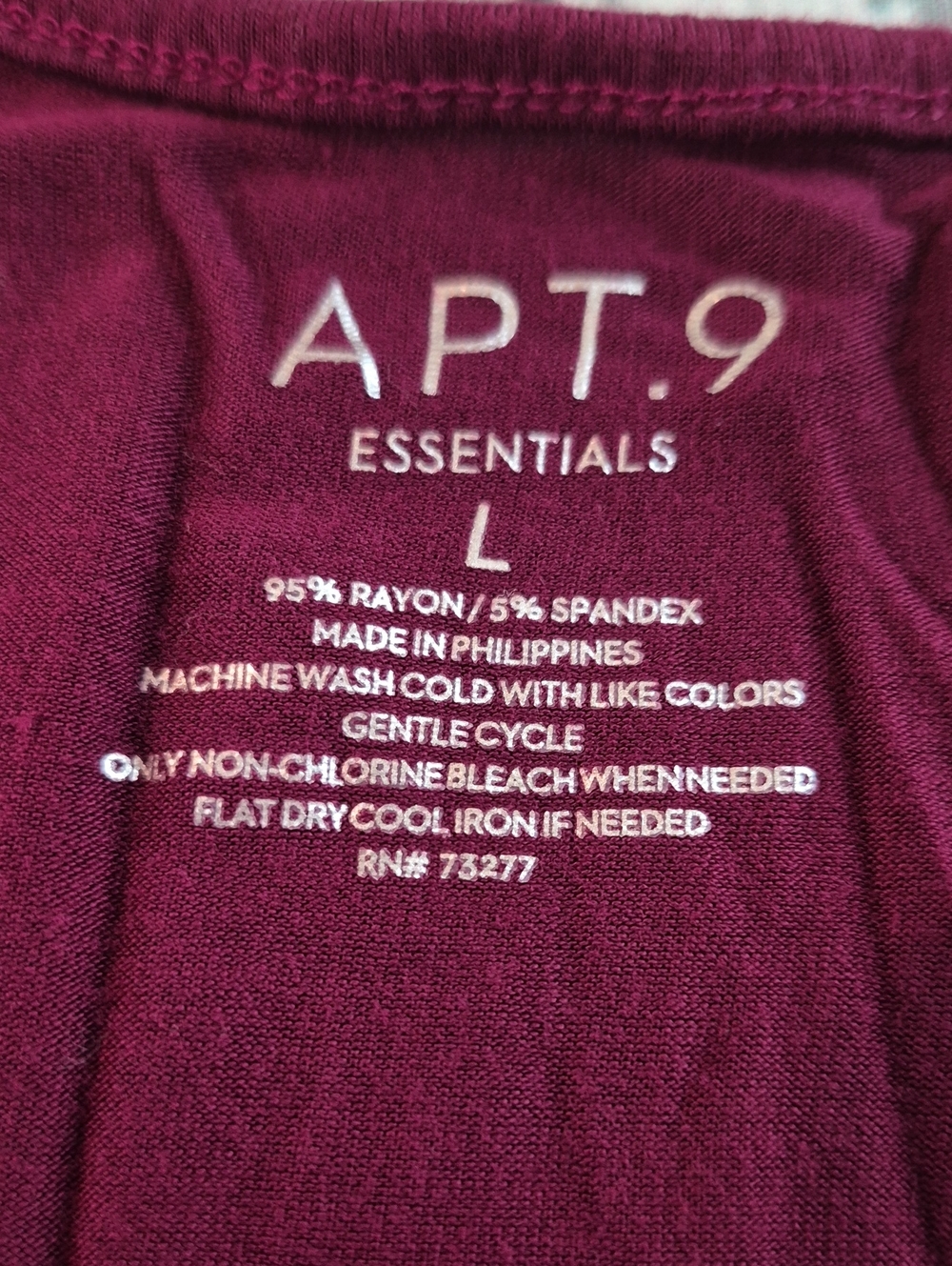 Apt. 9 Essentials Long Sleeve Shirt Size L - Picture 4 of 4